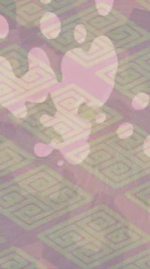 Organik desenli yüzey giriş stili video film sanatı ile soyut arkaplan tasarımı