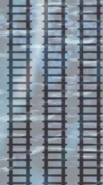 Soyut hareket desenli fütüristik video üretimi için dinamik dijital arkaplan