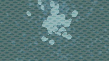 Dijital doku yüzey tasarım biçimi ile modern video animasyonu için gelişmiş hareket grafikleri