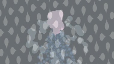 Estetik doku arkaplan tasarımı renkli hareket grafikleri ile moda film giriş profosyoneli