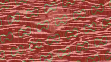 Soyut hareket desenli fütüristik video üretimi için dinamik dijital arkaplan