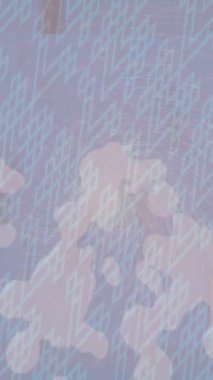 Lüks hareket projeleri için soyut tasarım stili animasyonu olan üst düzey dijital doku