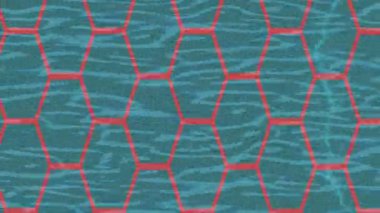 Lüks hareket projeleri için soyut tasarım stili animasyonu olan üst düzey dijital doku