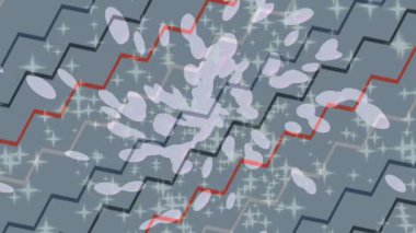 Organik desenli yüzey giriş stili video film sanatı ile soyut arkaplan tasarımı