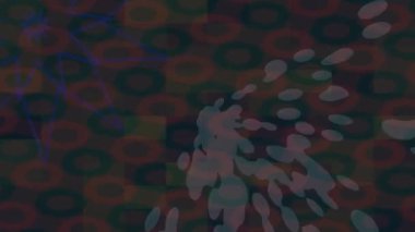 Soyut hareket desenli fütüristik video üretimi için dinamik dijital arkaplan