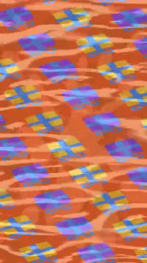 Estetik doku arkaplan tasarımı renkli hareket grafikleri ile moda film giriş profosyoneli