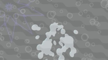 Yaratıcı video düzenleme film arkaplan tasarımı için minimalist organik hareket grafikleri