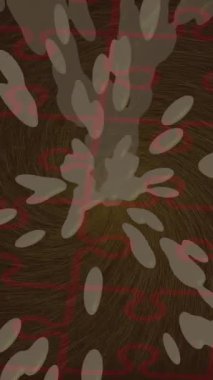 Benzersiz dijital animasyon tarzı grafikleri olan yaratıcı ortam tasarımı için yenilikçi hareket dokusu