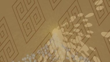 Modern medya üretimi için fütüristik dijital soyut doku sinematik tarz hareketli grafik ögesi