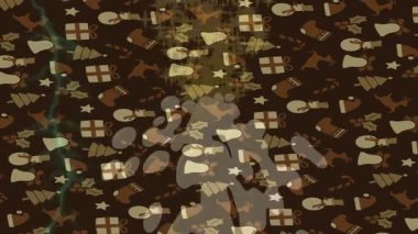 Benzersiz hareket grafikleri tasarım sanatına sahip yaratıcı film üretimi için özet bir arkaplan