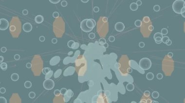 Benzersiz hareket dokusu tasarım sanatı ile profesyonel video düzenleme için modern soyut grafikler