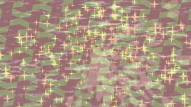 Soyut hareket desenli fütüristik video üretimi için dinamik dijital arkaplan