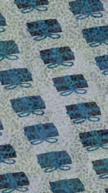 Organik desenli yüzey giriş stili video film sanatı ile soyut arkaplan tasarımı