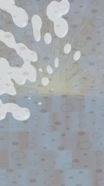 Soyut hareket desenli fütüristik video üretimi için dinamik dijital arkaplan