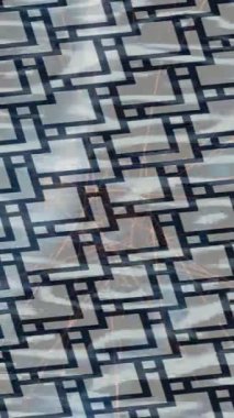 Benzersiz video giriş tasarımı projeleri için detaylı yüzey kalıbı film animasyon stili grafik girişi