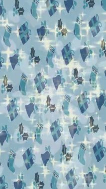 Benzersiz video giriş tasarımı projeleri için detaylı yüzey kalıbı film animasyon stili grafik girişi