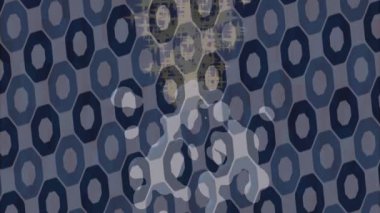 Benzersiz video giriş tasarımı projeleri için detaylı yüzey kalıbı film animasyon stili grafik girişi