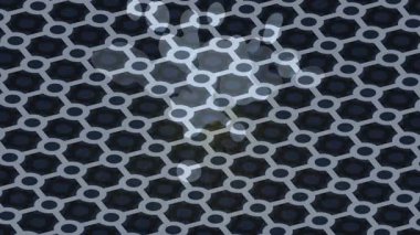 Benzersiz dijital animasyon tarzı grafikleri olan yaratıcı ortam tasarımı için yenilikçi hareket dokusu