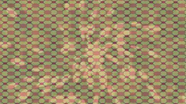 Benzersiz dijital animasyon tarzı grafikleri olan yaratıcı ortam tasarımı için yenilikçi hareket dokusu