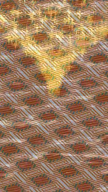 Benzersiz video giriş tasarımı projeleri için detaylı yüzey kalıbı film animasyon stili grafik girişi