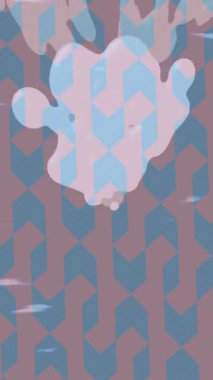 Benzersiz dijital animasyon tarzı grafikleri olan yaratıcı ortam tasarımı için yenilikçi hareket dokusu