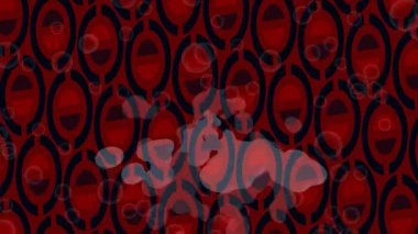 Benzersiz dijital animasyon tarzı grafikleri olan yaratıcı ortam tasarımı için yenilikçi hareket dokusu