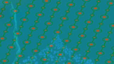 Modern medya üretimi için fütüristik dijital soyut doku sinematik tarz hareketli grafik ögesi