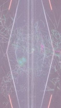 Lüks hareket projeleri için soyut tasarım stili animasyonu olan üst düzey dijital doku