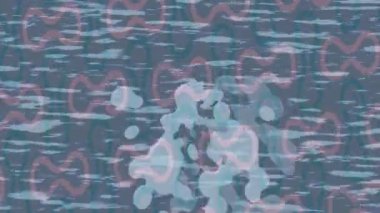 Benzersiz hareket dokusu tasarım sanatı ile profesyonel video düzenleme için modern soyut grafikler