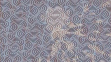 Benzersiz dijital animasyon tarzı grafikleri olan yaratıcı ortam tasarımı için yenilikçi hareket dokusu