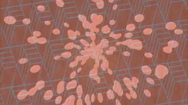 Lüks hareket projeleri için soyut tasarım stili animasyonu olan üst düzey dijital doku