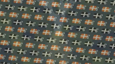 Benzersiz dijital animasyon tarzı grafikleri olan yaratıcı ortam tasarımı için yenilikçi hareket dokusu