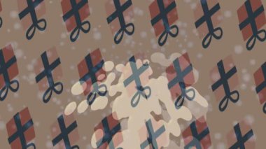 Estetik doku arkaplan tasarımı renkli hareket grafikleri ile moda film giriş profosyoneli