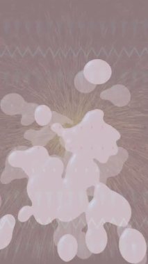 Lüks hareket projeleri için soyut tasarım stili animasyonu olan üst düzey dijital doku