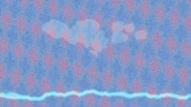 Organik desenli yüzey giriş stili video film sanatı ile soyut arkaplan tasarımı