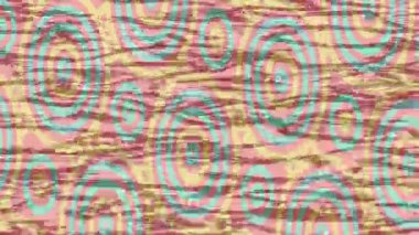 Benzersiz video giriş tasarımı projeleri için detaylı yüzey kalıbı film animasyon stili grafik girişi