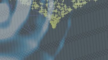 Soyut hareket desenli fütüristik video üretimi için dinamik dijital arkaplan