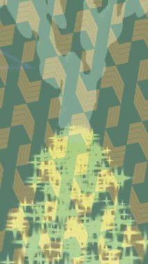 Dijital doku yüzey tasarım biçimi ile modern video animasyonu için gelişmiş hareket grafikleri