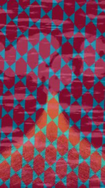 Estetik doku arkaplan tasarımı renkli hareket grafikleri ile moda film giriş profosyoneli