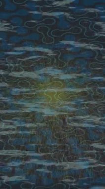 Modern medya üretimi için fütüristik dijital soyut doku sinematik tarz hareketli grafik ögesi