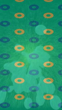 Benzersiz video giriş tasarımı projeleri için detaylı yüzey kalıbı film animasyon stili grafik girişi