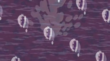 Organik desenli yüzey giriş stili video film sanatı ile soyut arkaplan tasarımı