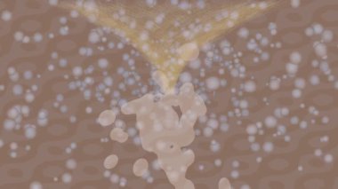 Benzersiz video giriş tasarımı projeleri için detaylı yüzey kalıbı film animasyon stili grafik girişi