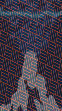 Benzersiz dijital animasyon tarzı grafikleri olan yaratıcı ortam tasarımı için yenilikçi hareket dokusu