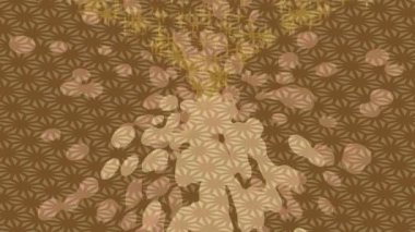 Benzersiz video giriş tasarımı projeleri için detaylı yüzey kalıbı film animasyon stili grafik girişi