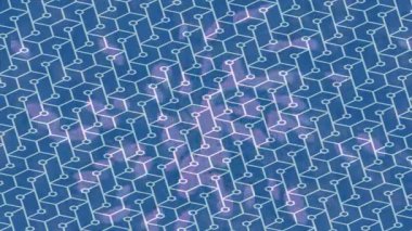 Dijital doku yüzey tasarım biçimi ile modern video animasyonu için gelişmiş hareket grafikleri