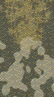 Benzersiz video giriş tasarımı projeleri için detaylı yüzey kalıbı film animasyon stili grafik girişi