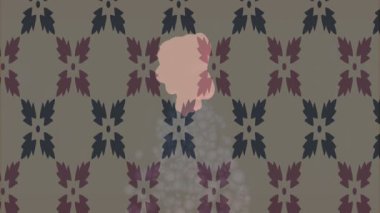 Lüks hareket projeleri için soyut tasarım stili animasyonu olan üst düzey dijital doku