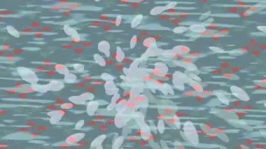 Organik desenli yüzey giriş stili video film sanatı ile soyut arkaplan tasarımı