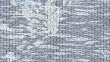 Soyut hareket desenli fütüristik video üretimi için dinamik dijital arkaplan